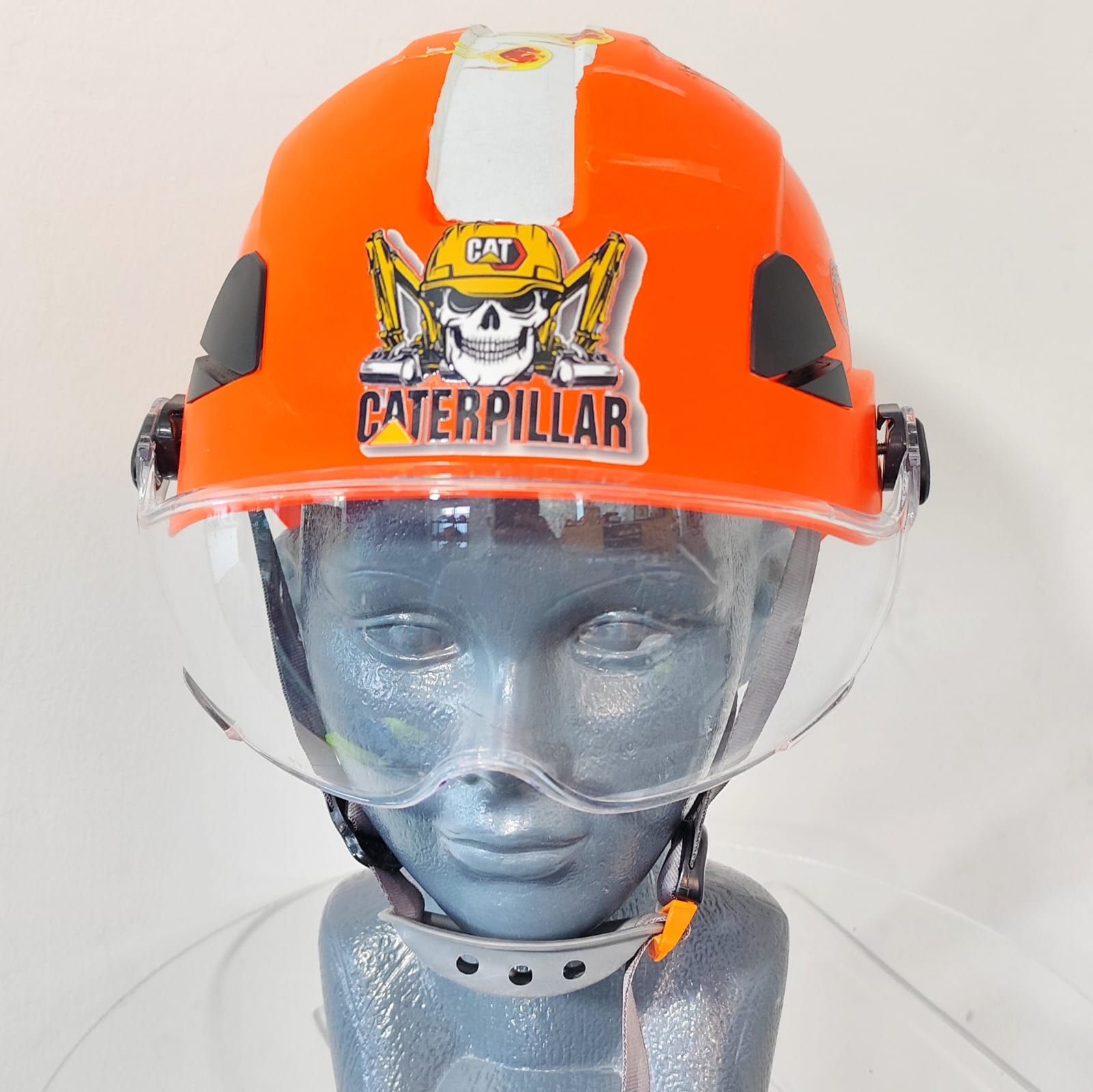 🪢 Casco PORTWEST para Trabajo en Alturas Personalizado con Visor Transparente 🏔️