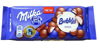 Milka Bubbly White Chocolate 15 Pack