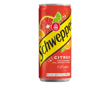 Schweppes Soda 0 Sugar Citrus Mix Flavor 24 Pack