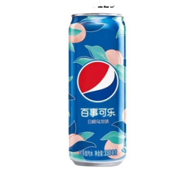 Pepsi White Peach Oolong Flavor 24 Pack