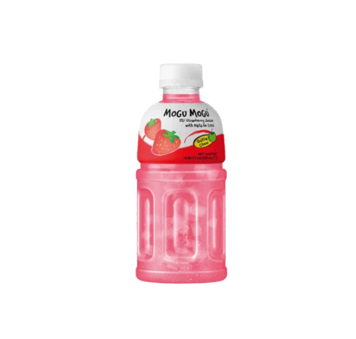 Mogu Mogu Strawberry with Nata de Coco 24 Pack