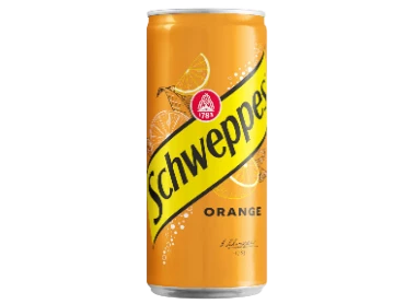 Schweppes Soda Orange Flavor 24 Pack