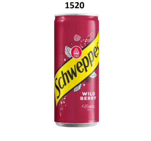 Schweppes Wild Berry 24 Pack