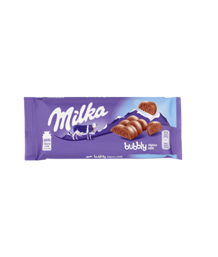 Milka Bubbly Alpine Milk Chocolate 15 Pack