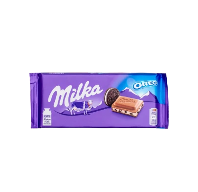 Milka & Oreo Chocolate Bar 100g 22 Pack