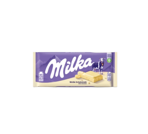 Milka White Chocolate Bar 24 Pack
