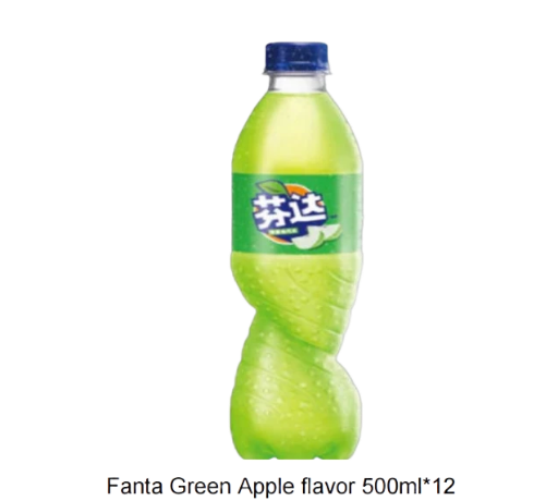 Fanta Green Apple Flavor 500ml