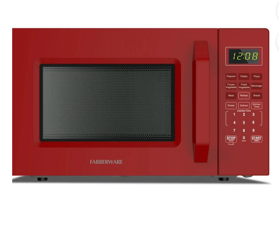 Farberware Red Microwave Oven
