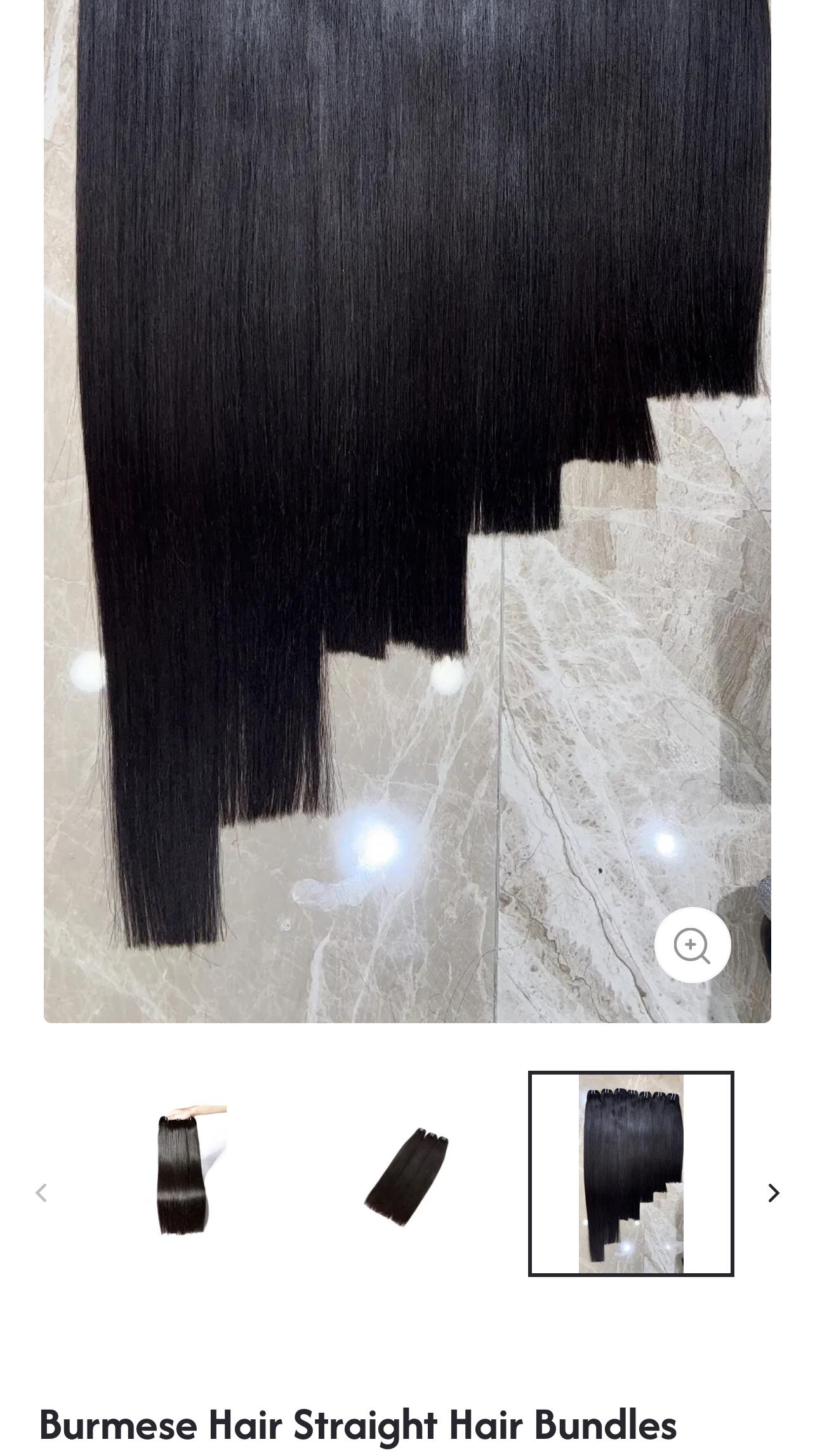 Burmese Straight Hair Bundle