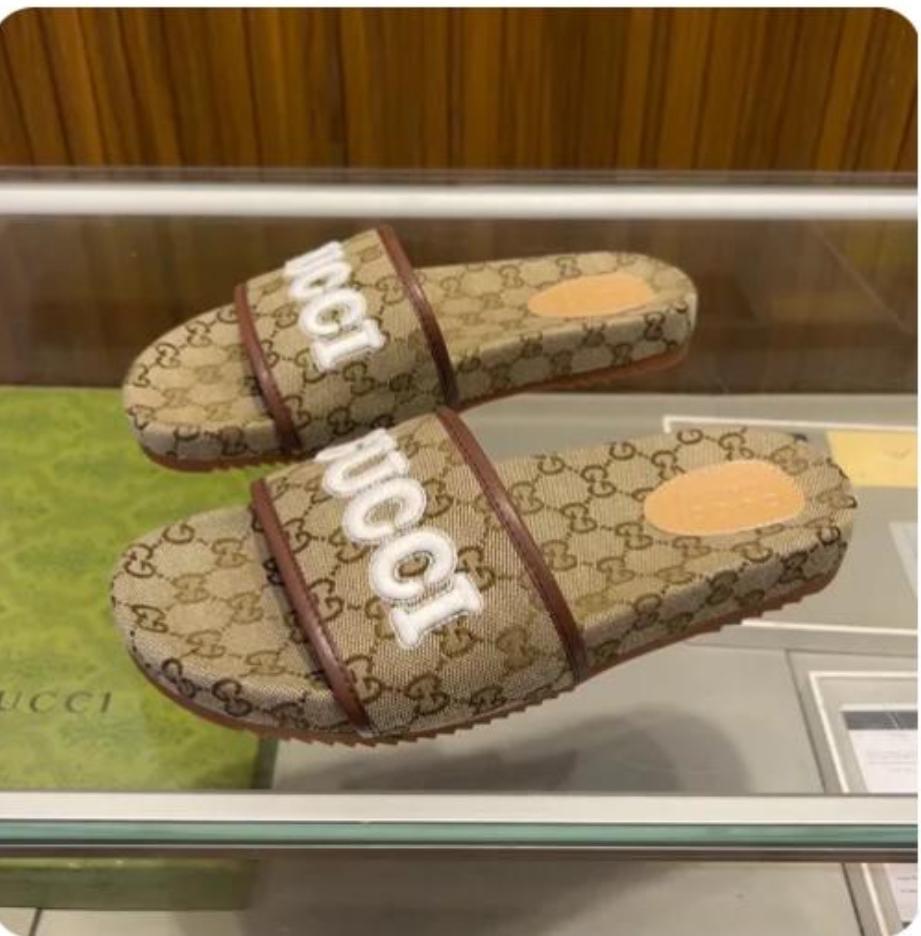 Gucci inspired slides