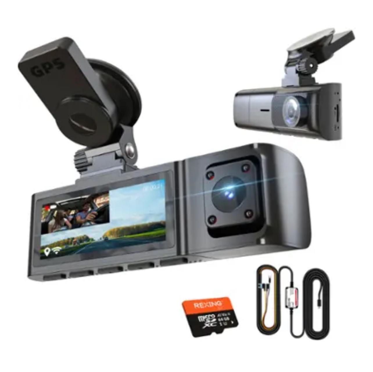Dual Lens Car Dash Cam