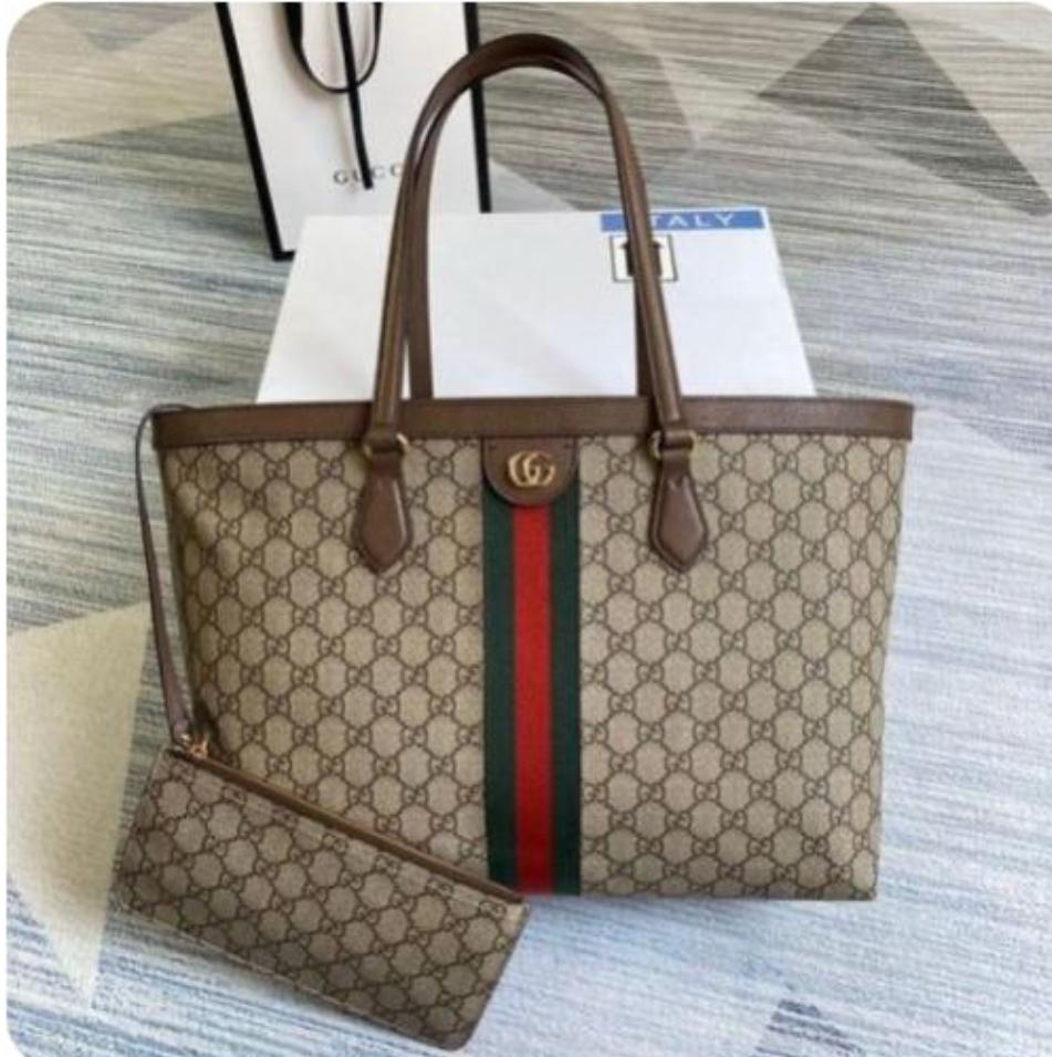 Gucci GG Supreme Canvas Tote Bag