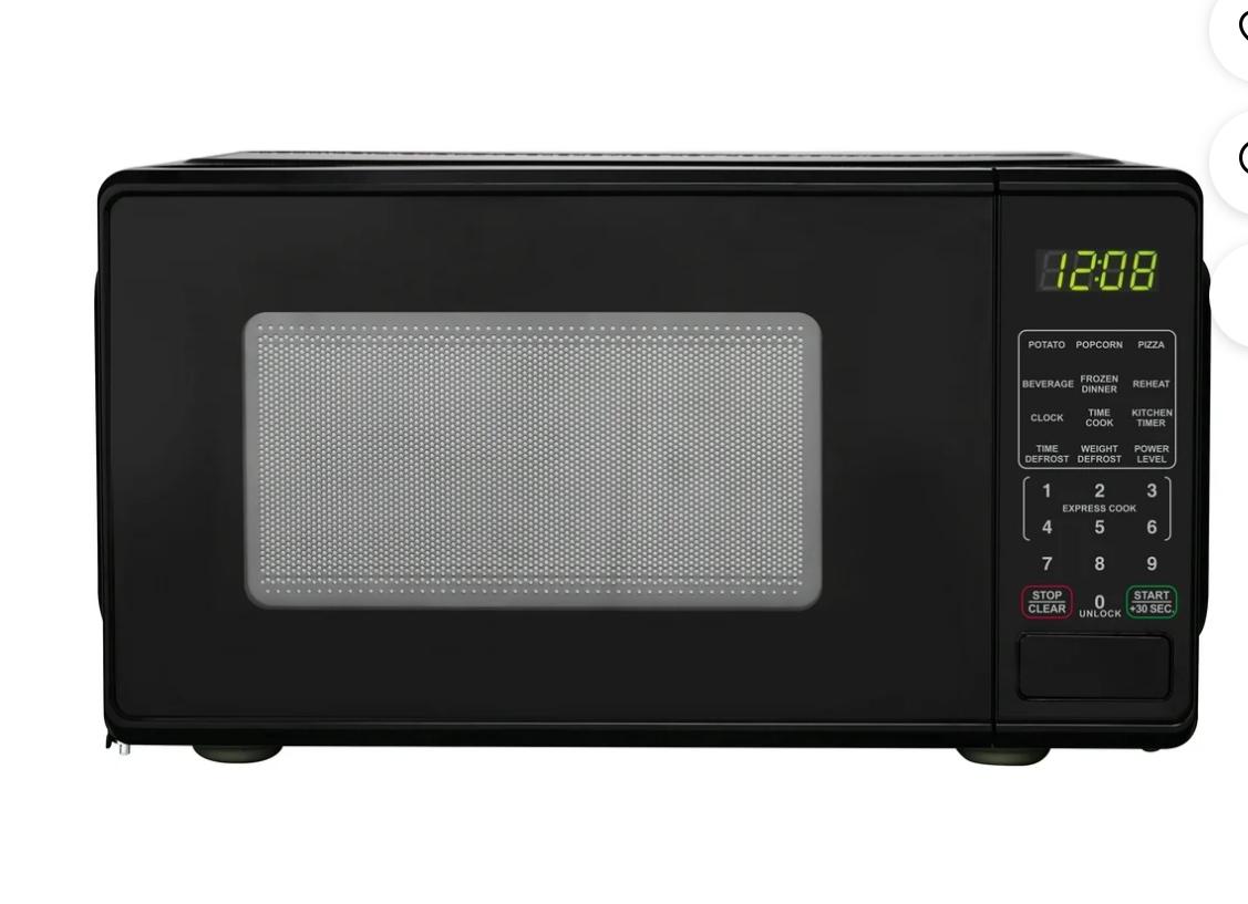 Black Microwave Oven
