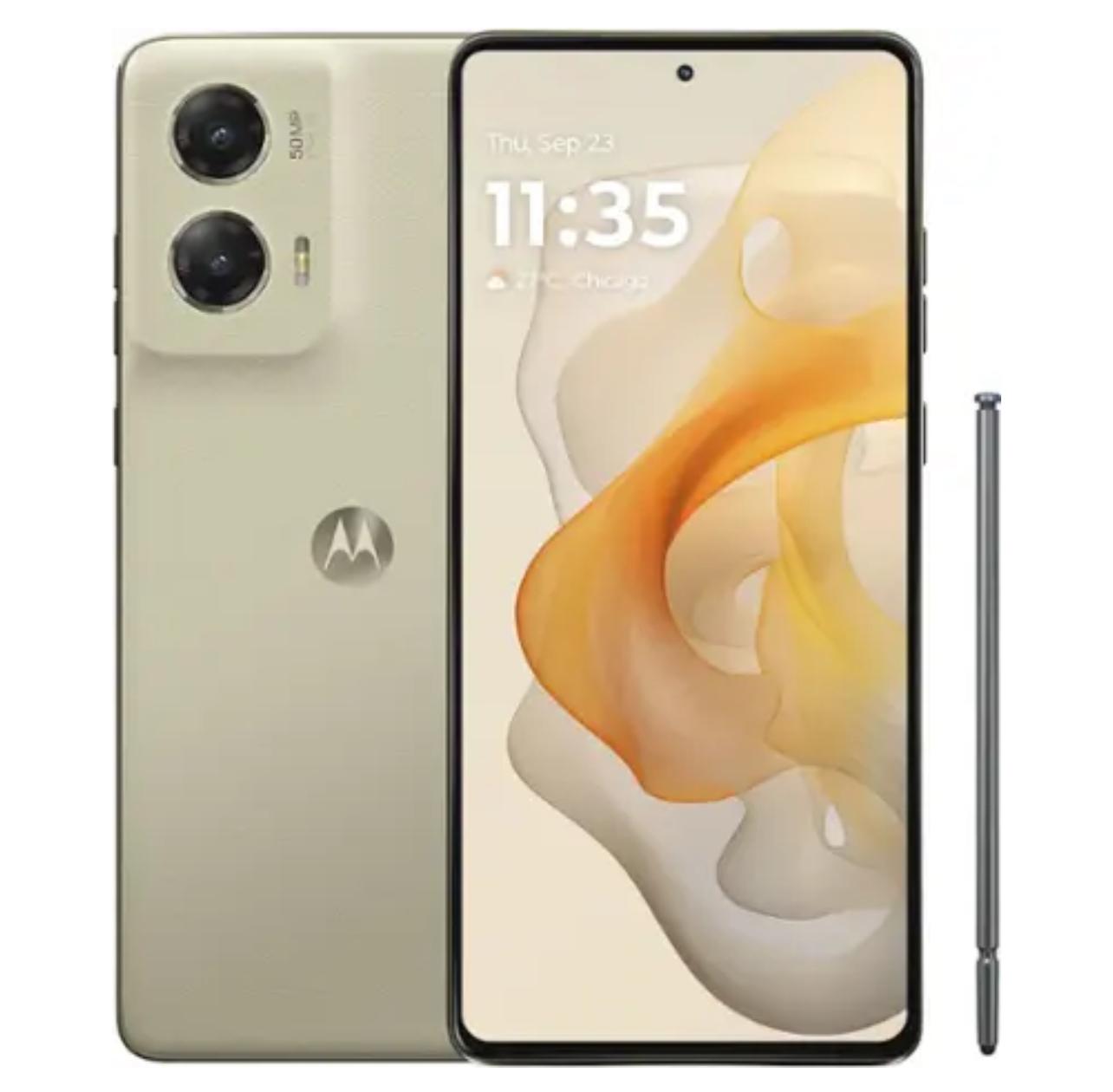 Motorola Moto smartphone with stylus