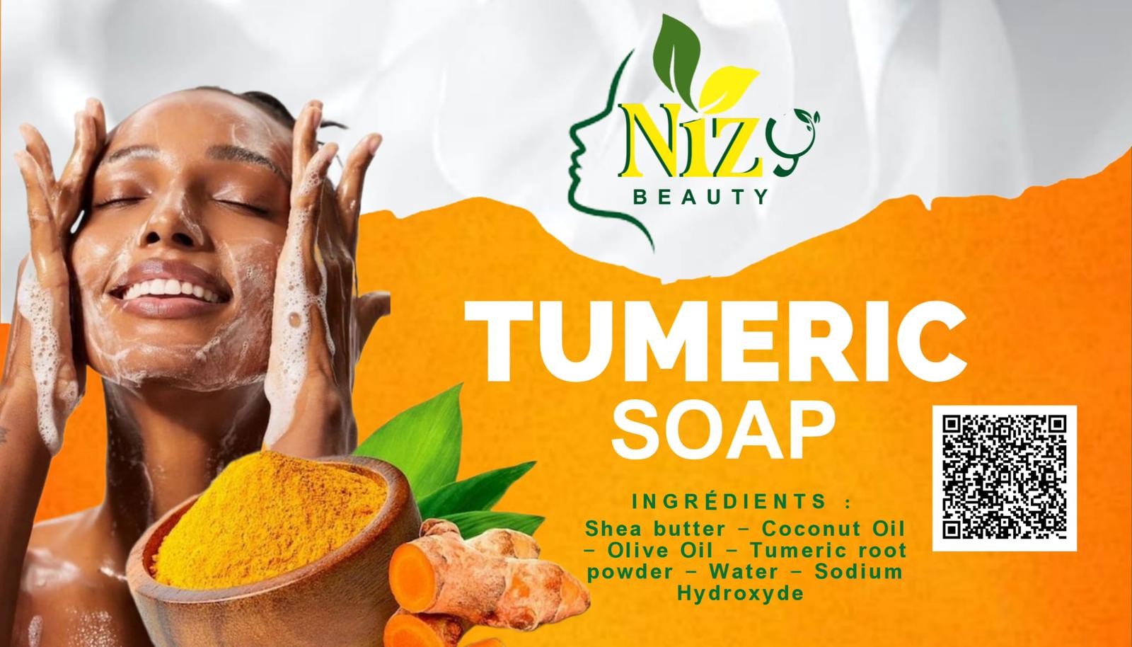 Nizy Beauty Turmeric Soap
