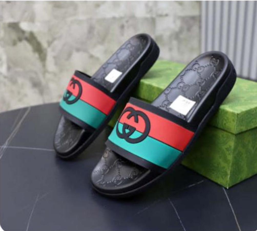 Gucci Style Slide Sandals