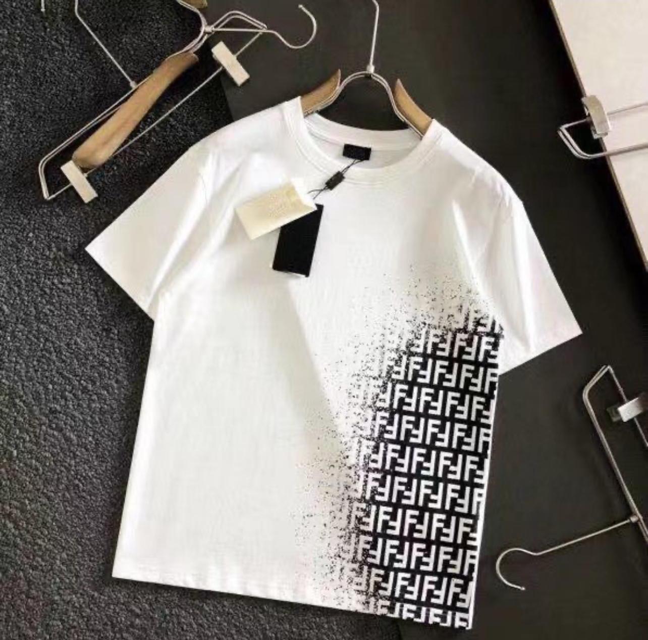 Designer Monogram White T-Shirt