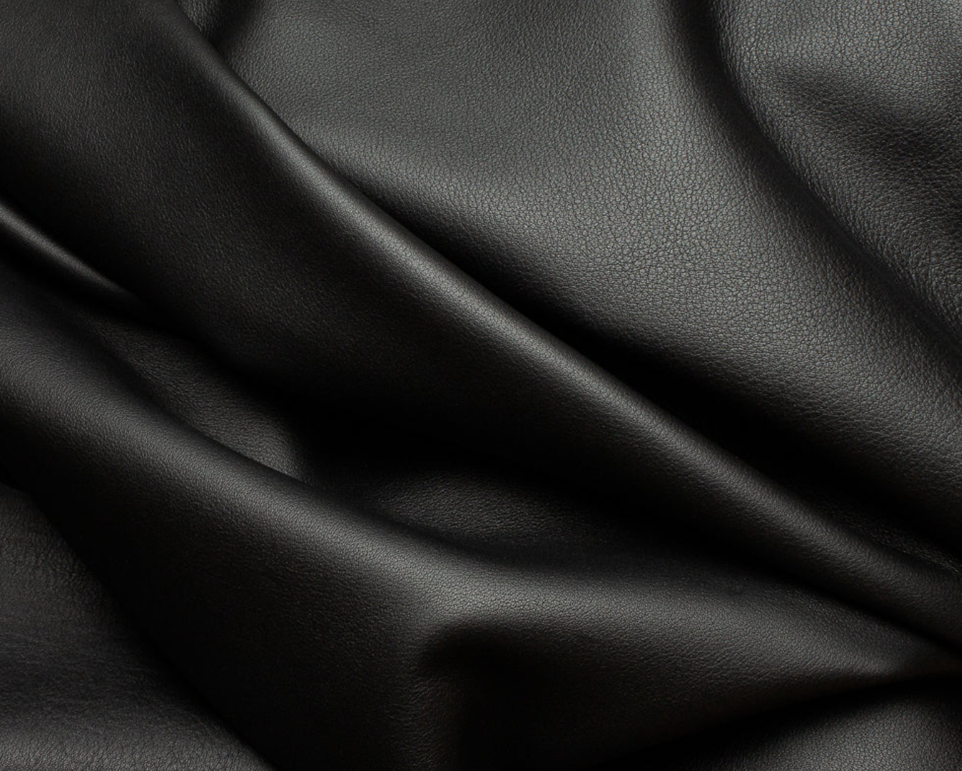 Black Nappa Leather with Luxe Matte Finish (1.0–1.2 mm)