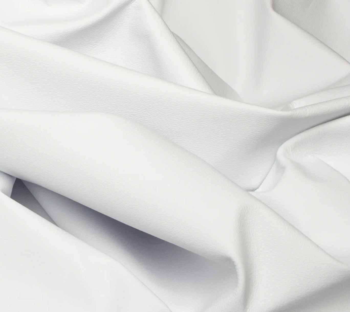 Ultra White Nappa Leather with Feather-Light Feel (0.6–0.8 mm)