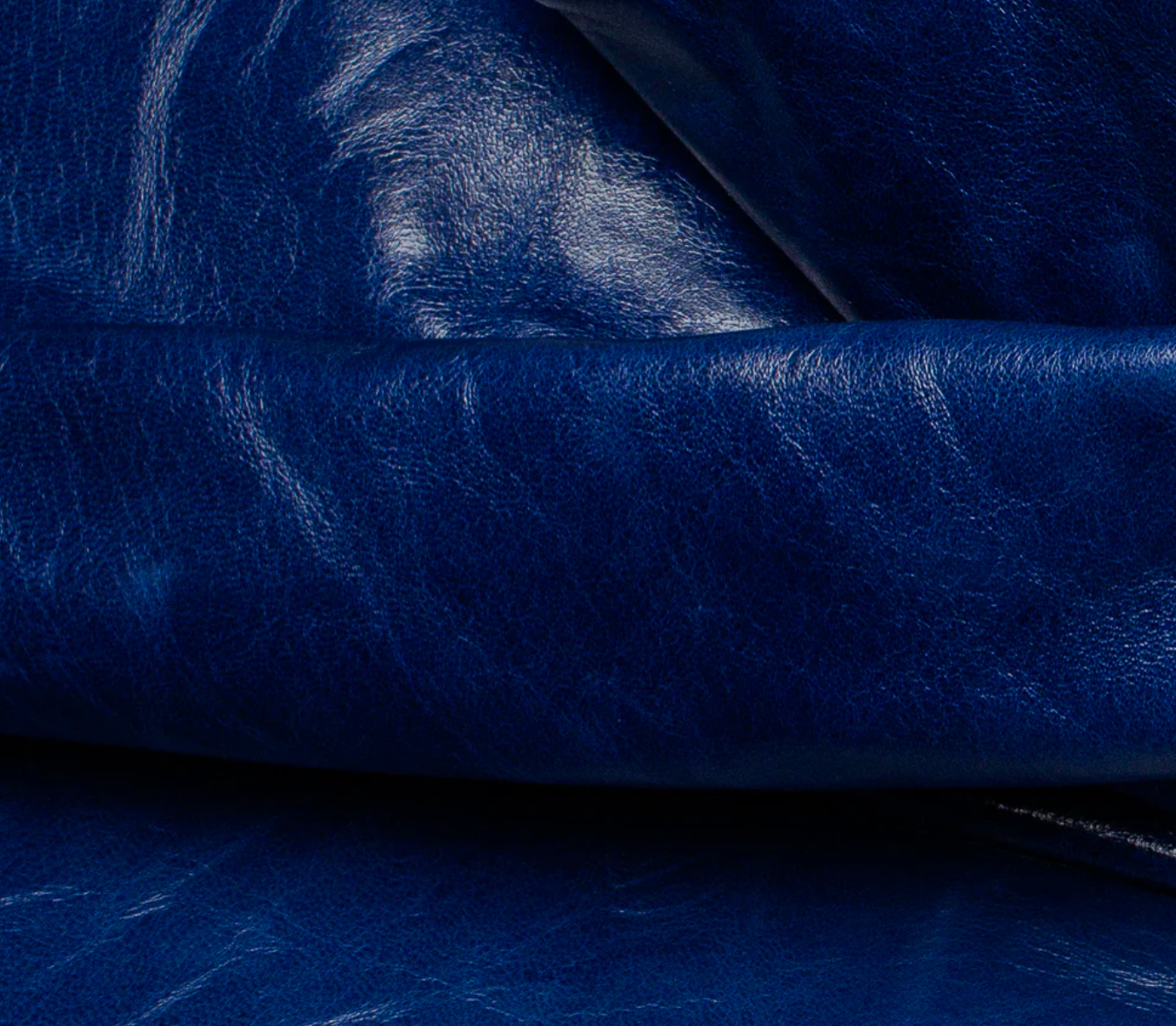 Atlantic Blue Soft Goat Leather with Vintage Finish (0.8–1.0 mm)