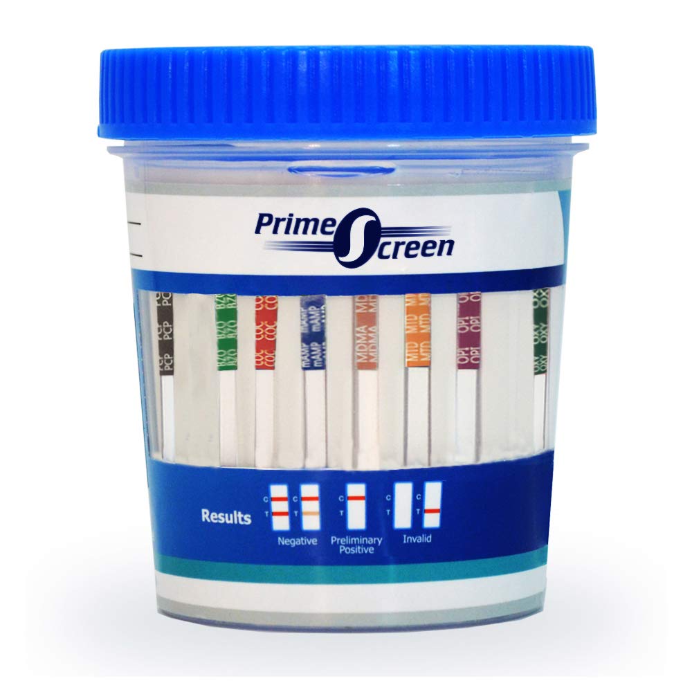 Prime Screen Multi 10-Panel Rapid Drug Test Cup