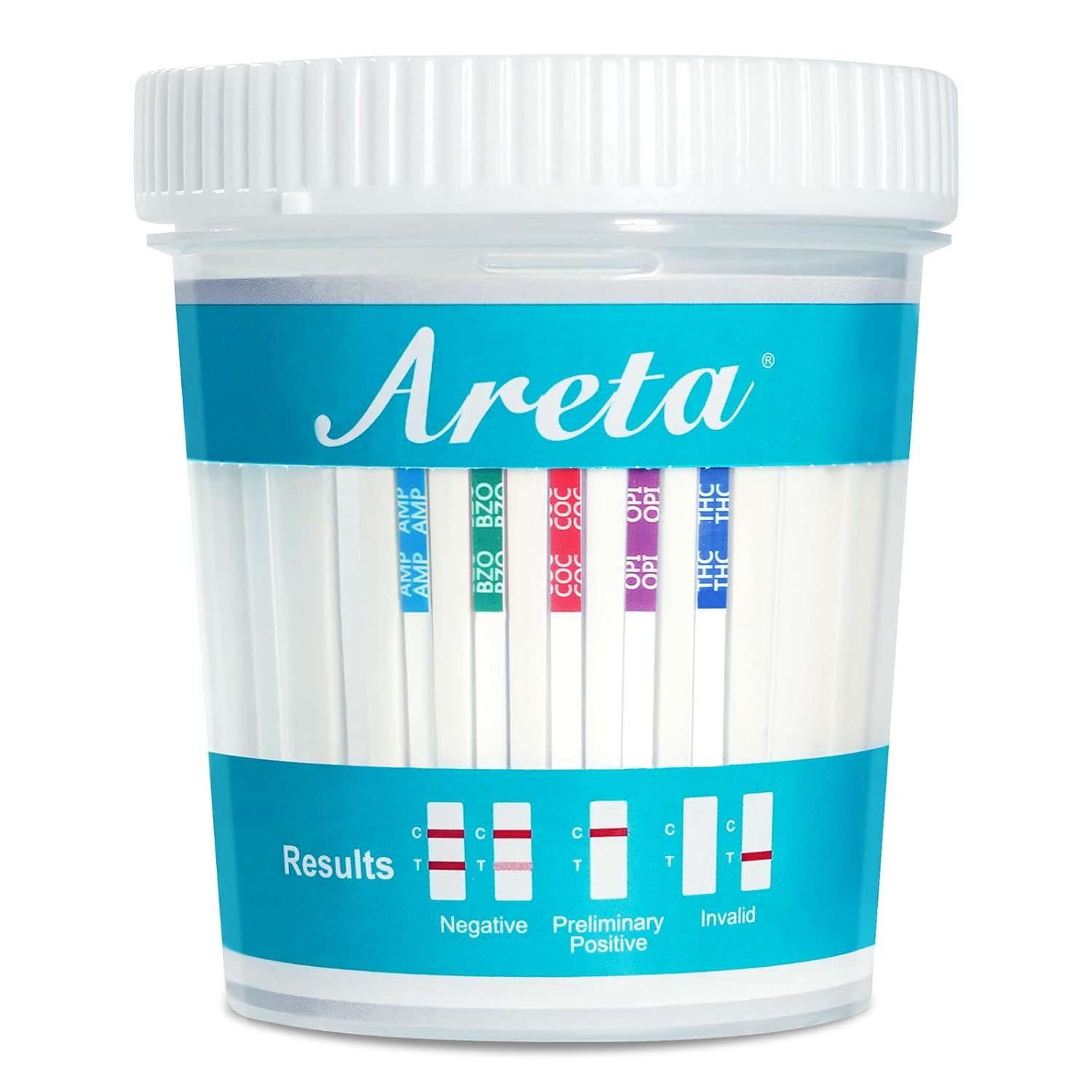 Areta 5 Panel Rapid Drug Test Cup