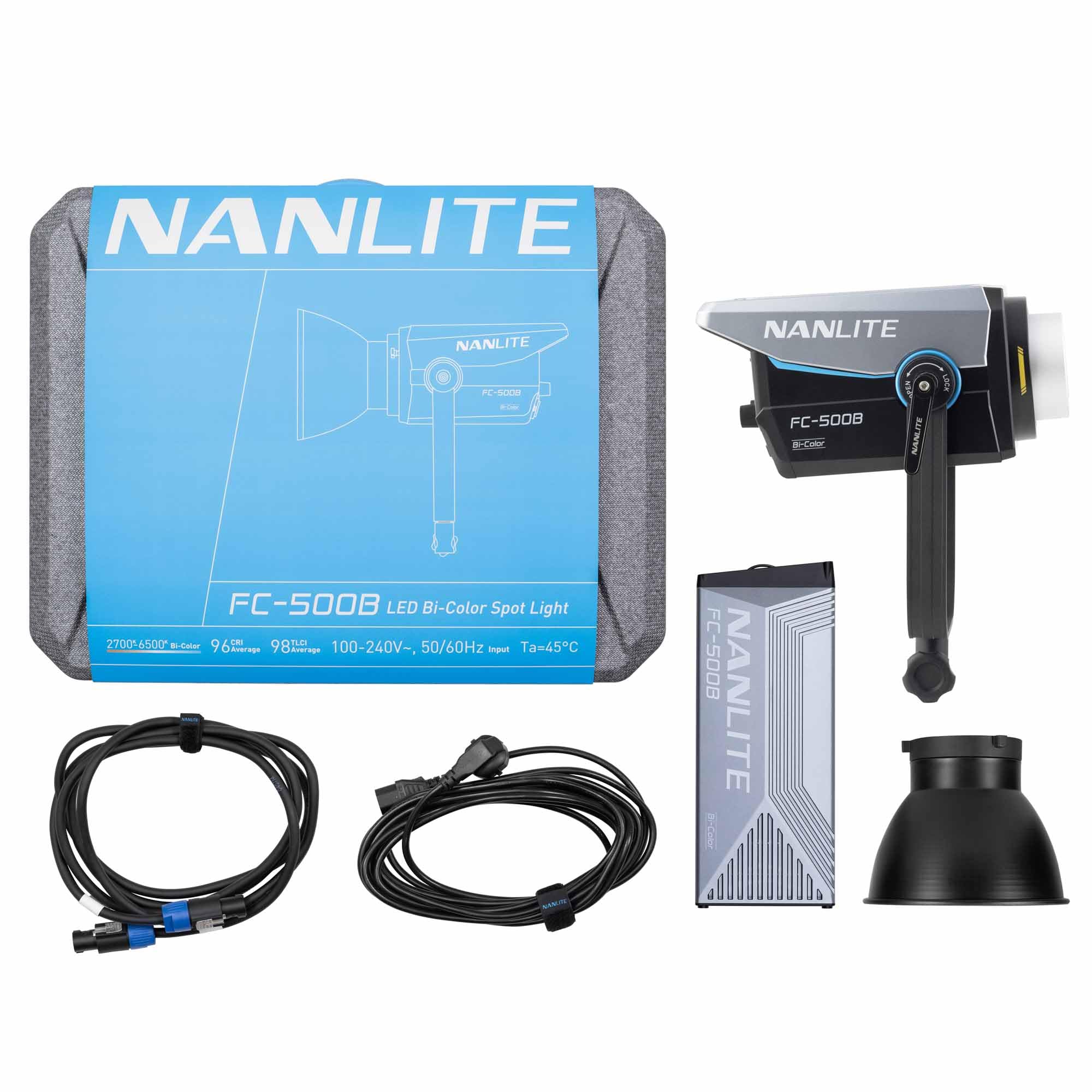 Nanlite FC-500B LED Bi-Color Spot Light Kit