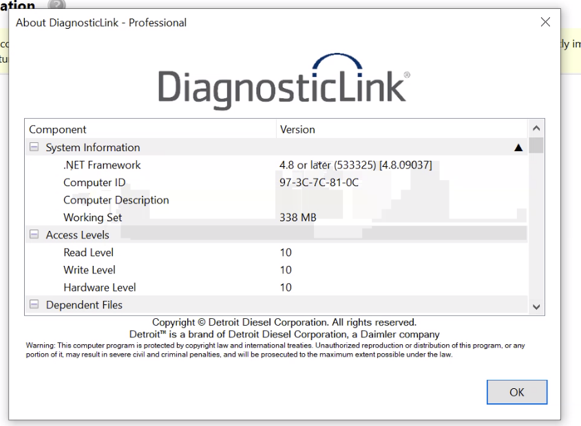 Detroit Diagnostic Link 8.22