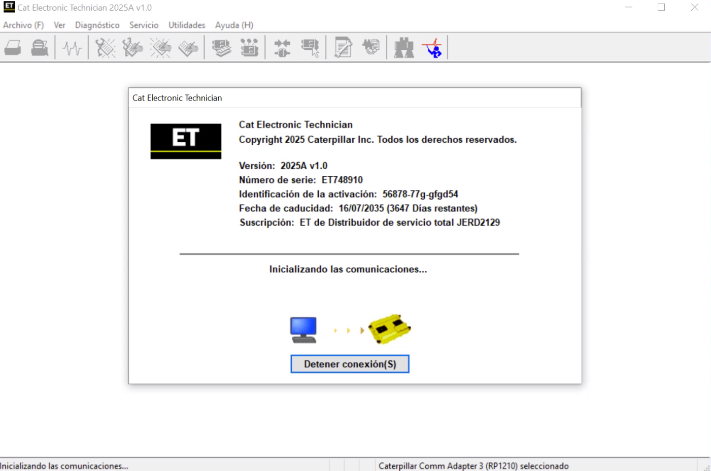 Caterpillar ET 2025