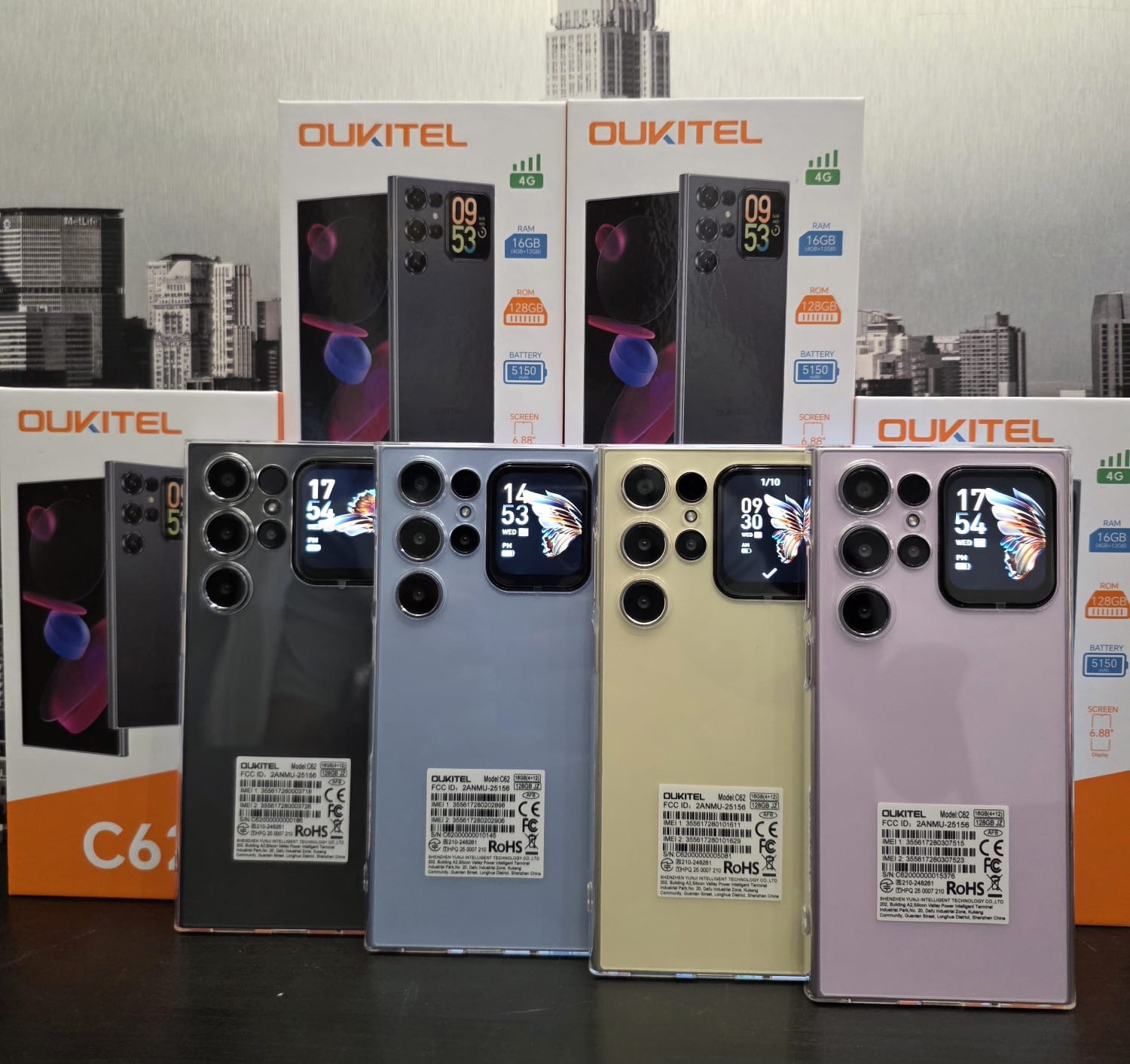 Oukitel C62 Smartphone 128