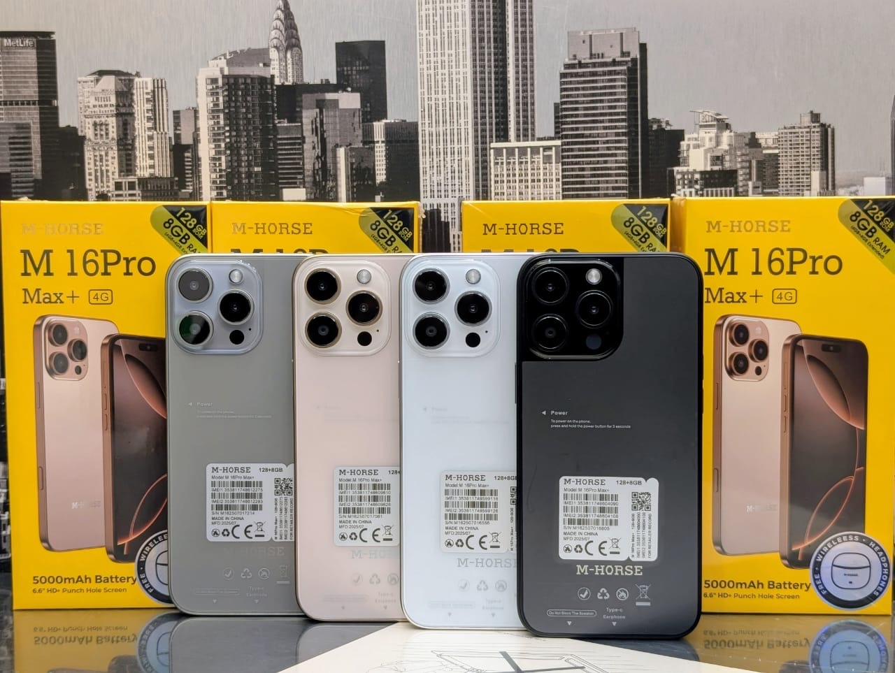 Teléfono inteligente M-HORSE M16 Pro Max+ 64 gb