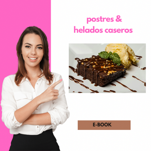 E-book de postres y helados caseros