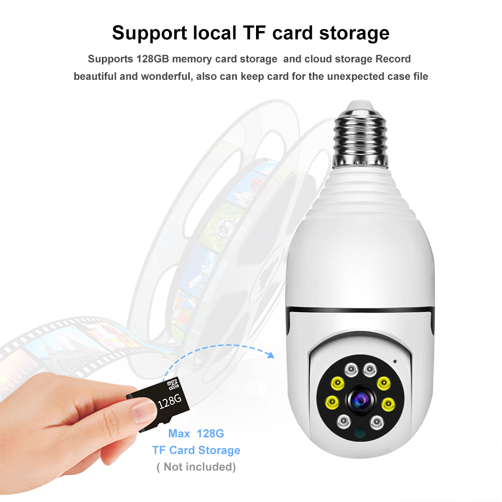 VRT-Q16-S 360° Panoramic Light Bulb Security Camera