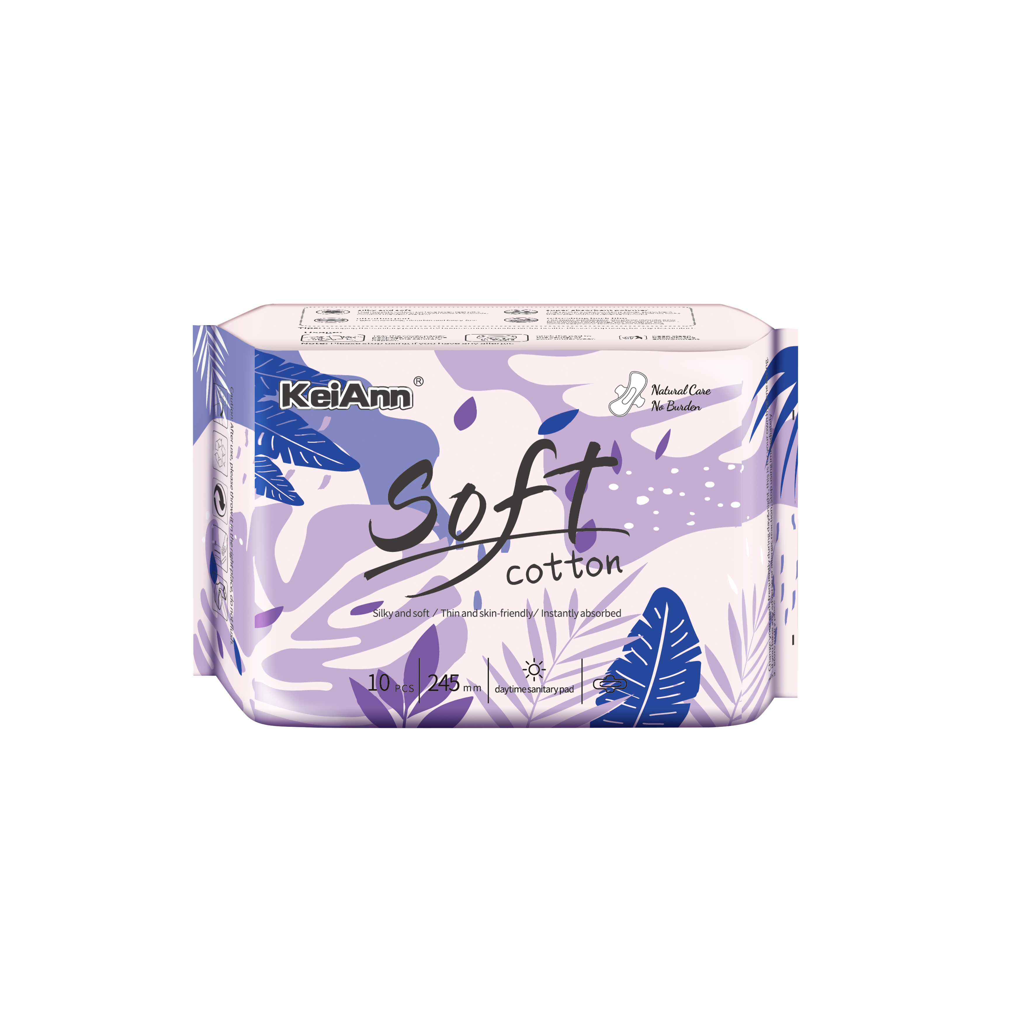 KeiAnn Soft Cotton Sanitary Pads - DayShield