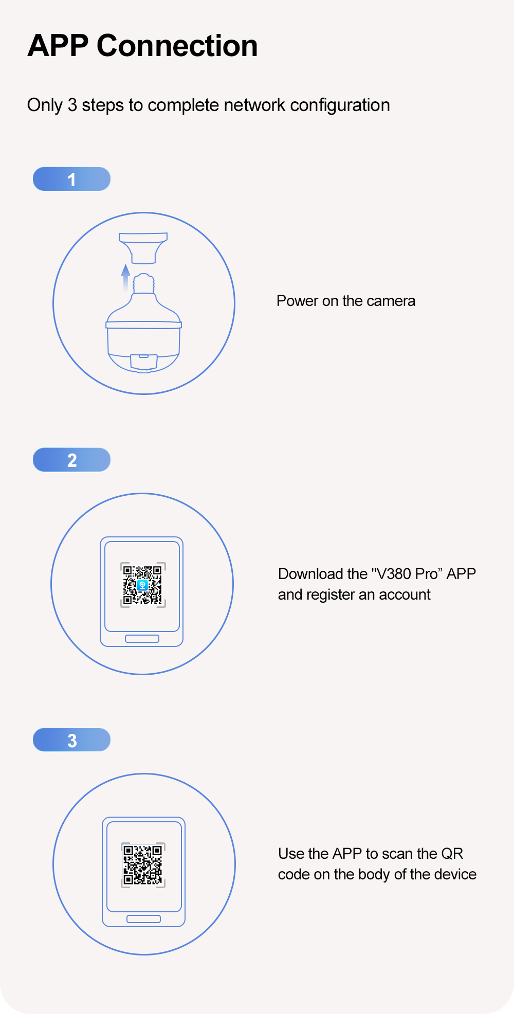 Wi-Fi Spotlight Camera D-8 360 