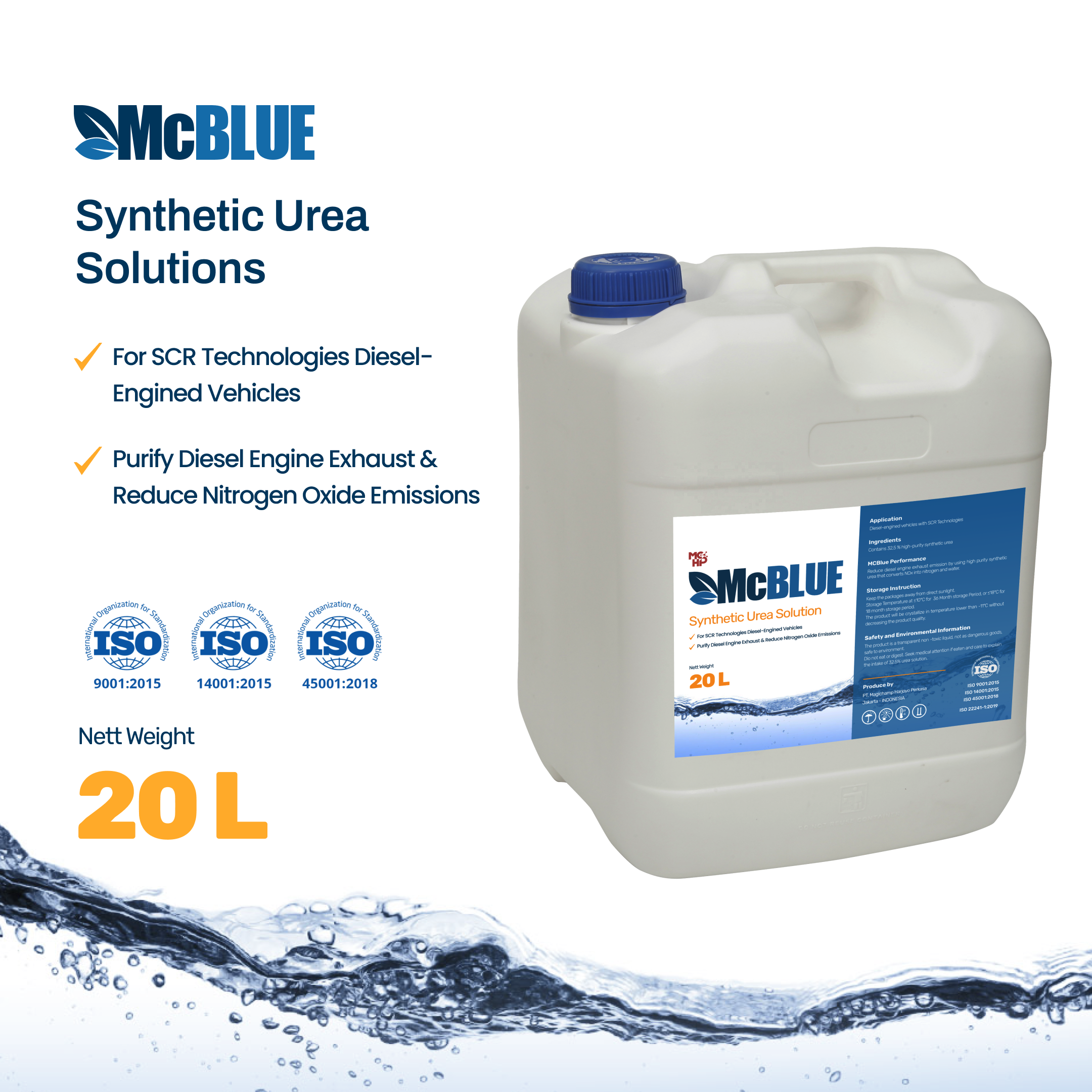 McBlue Diesel Exhaust Fluid DEF-32