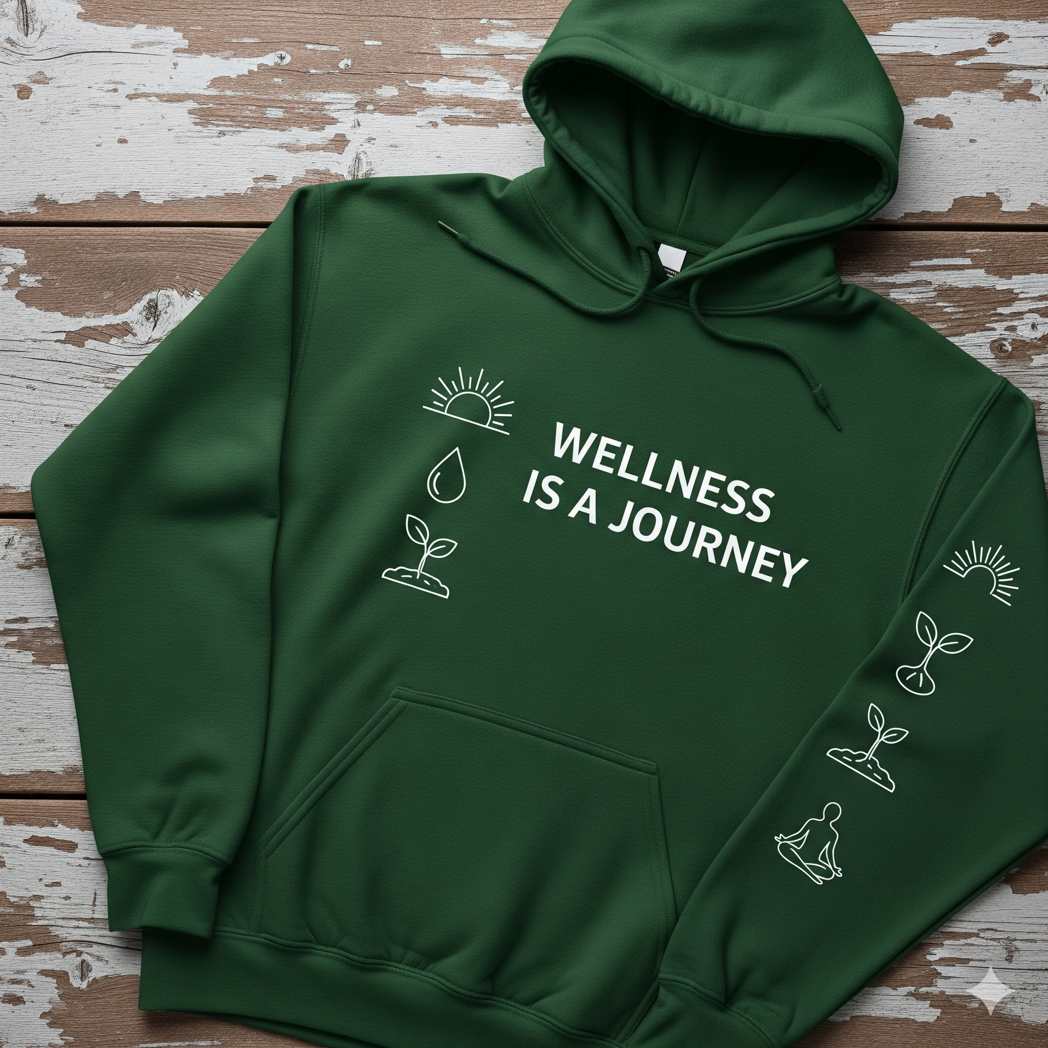 Wellness Is a Journey Hoodie
