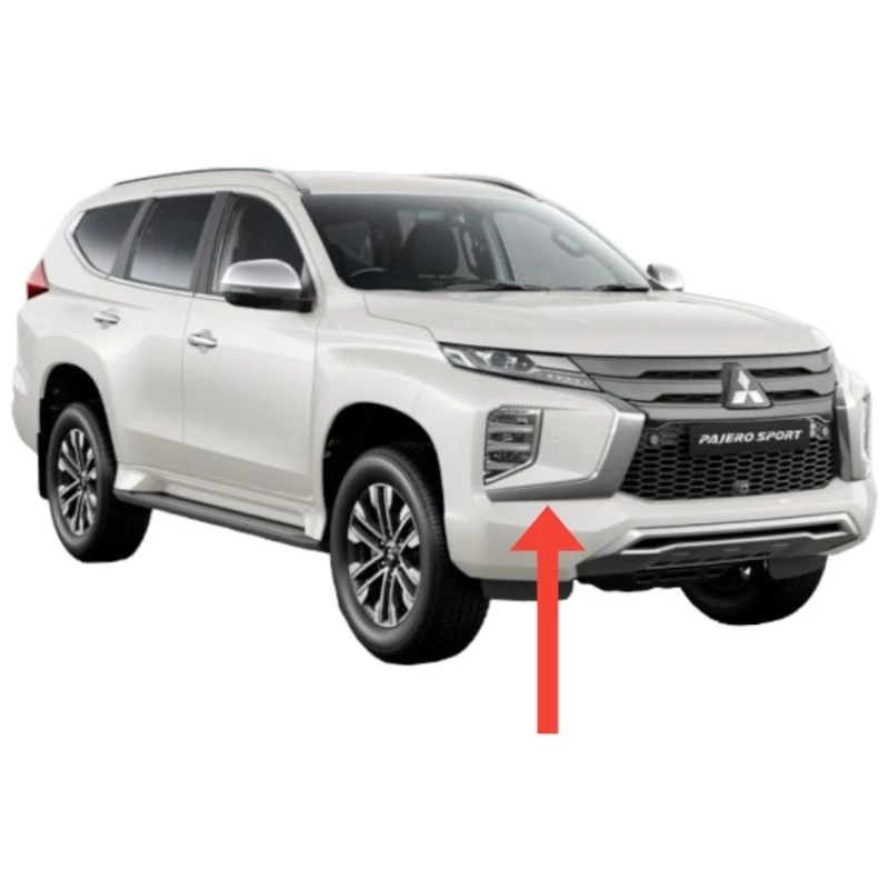 LIST CHROME BUMPER DEPAN KANAN BAWAH NEW PAJERO SPORT 2022 6407A406