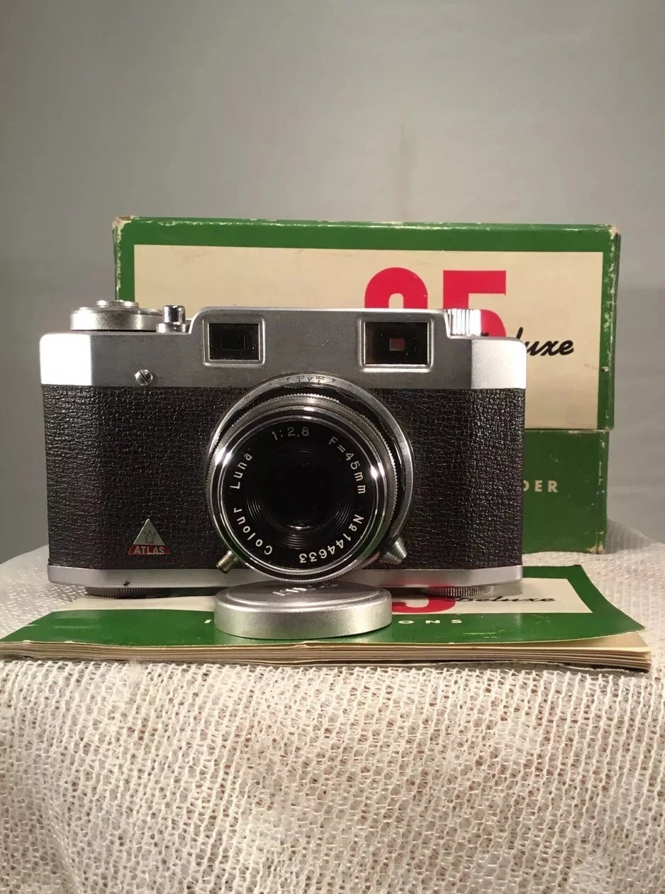 Atlas 35 Deluxe Rangefinder w/Colour Luna 1:2.8 F=45mm Lens