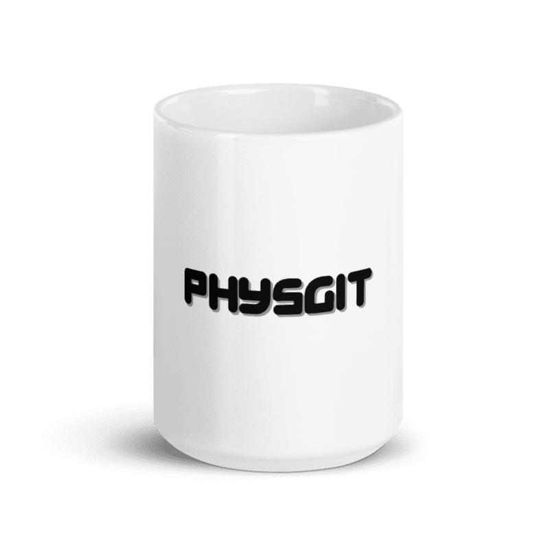 Physgit White Glossy Mug