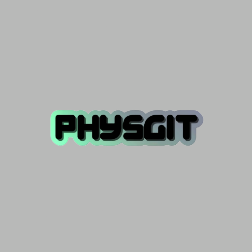 Physgit Holographic Kiss-Cut Stickers