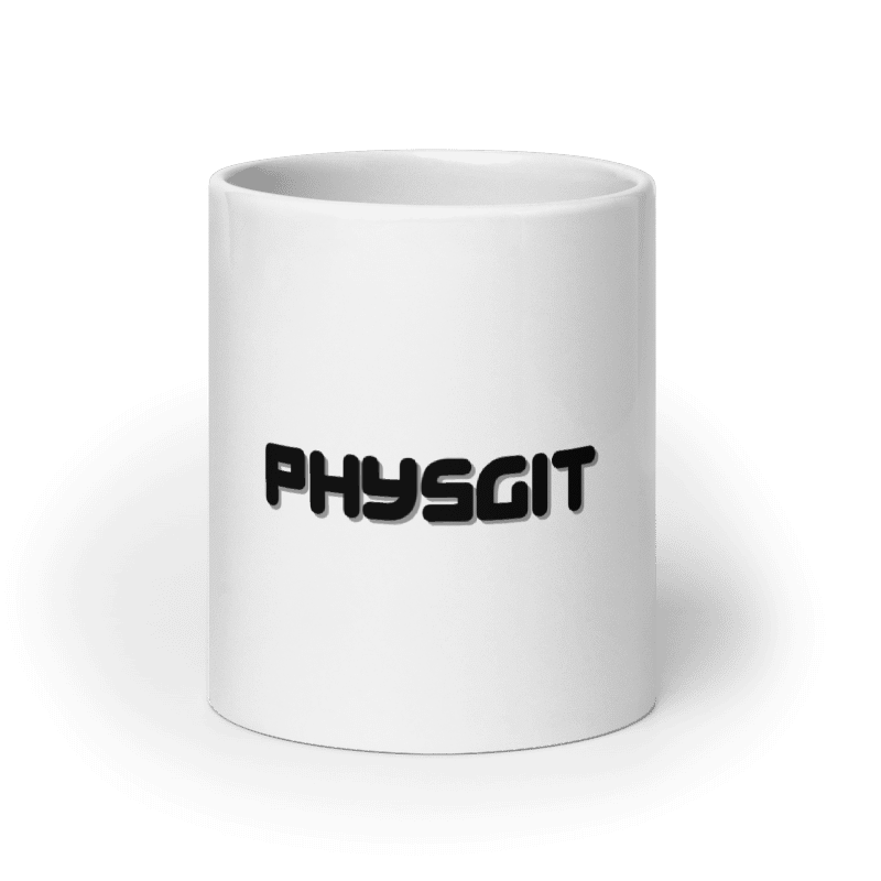 Physgit White Glossy Mug