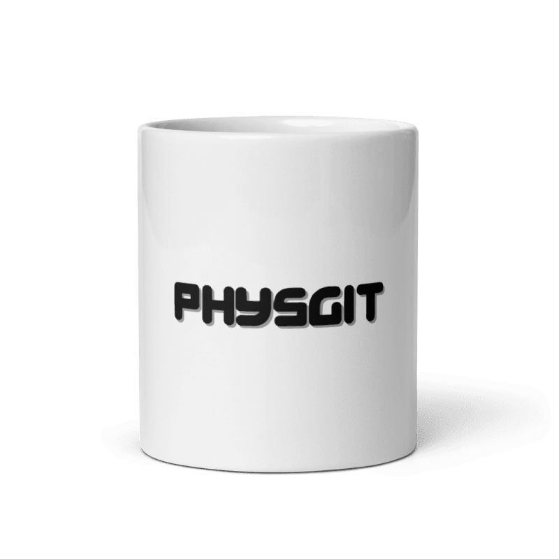 Physgit White Glossy Mug