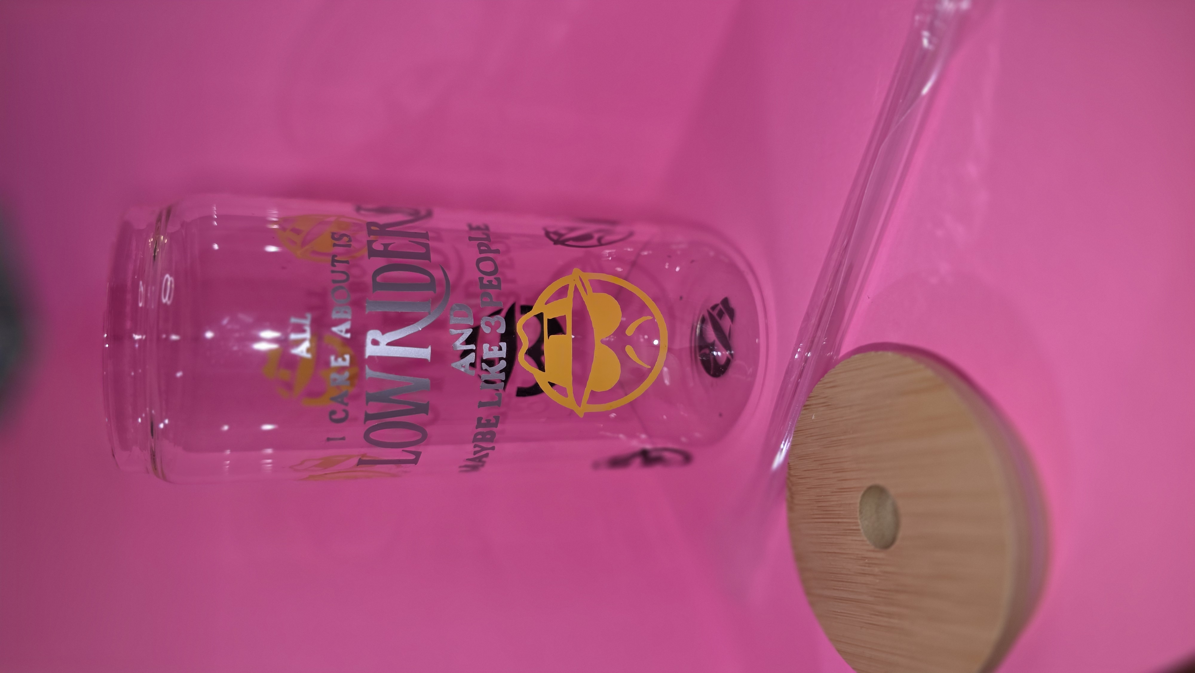 Lowrider Glass Tumbler