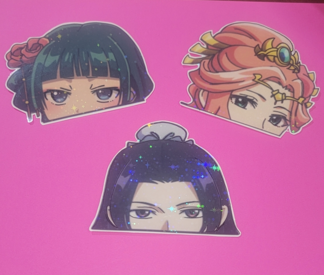 Anime Apothecary Character Head Stickers