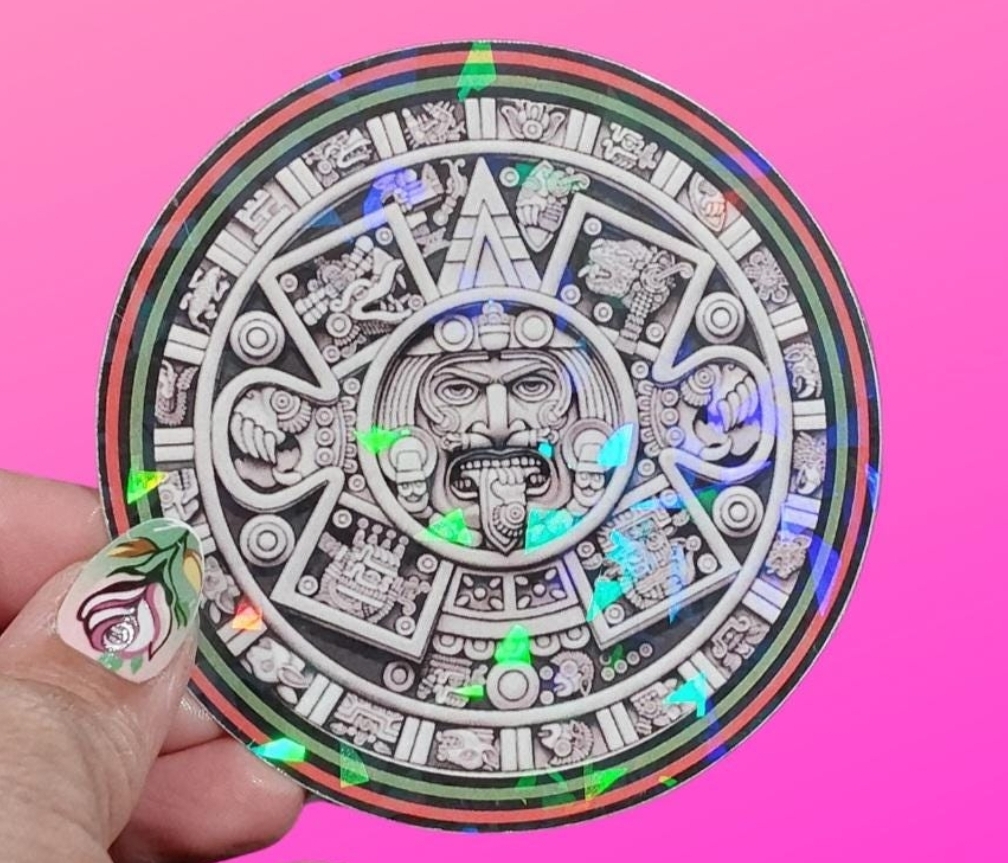Aztec Calendar Decorative sticker
