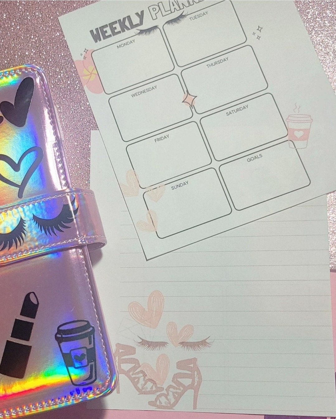 Holographic Budget Planner Wallet