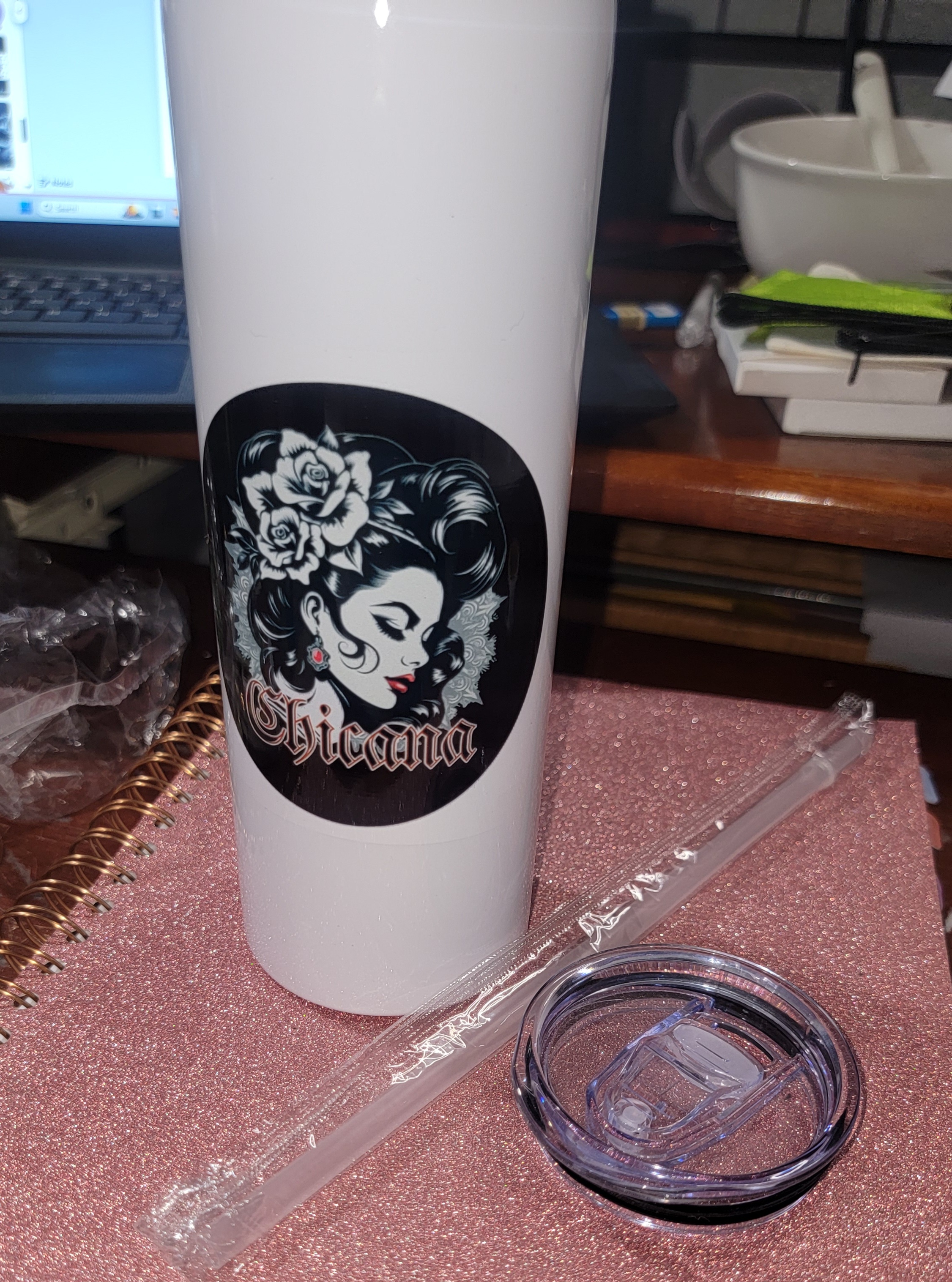 Chicana Themed Tumbler