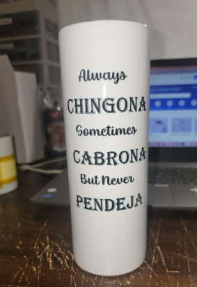 Chicana Themed Tumbler