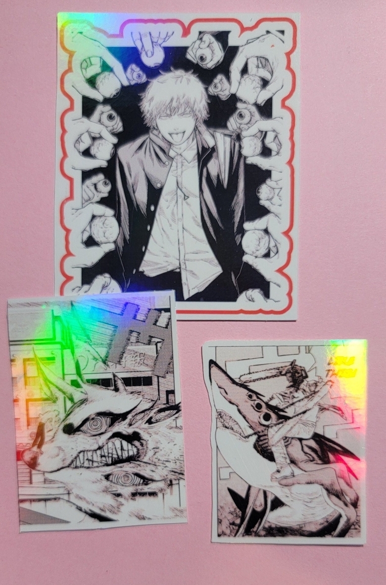 Chain-saw Man Manga Art Stickers